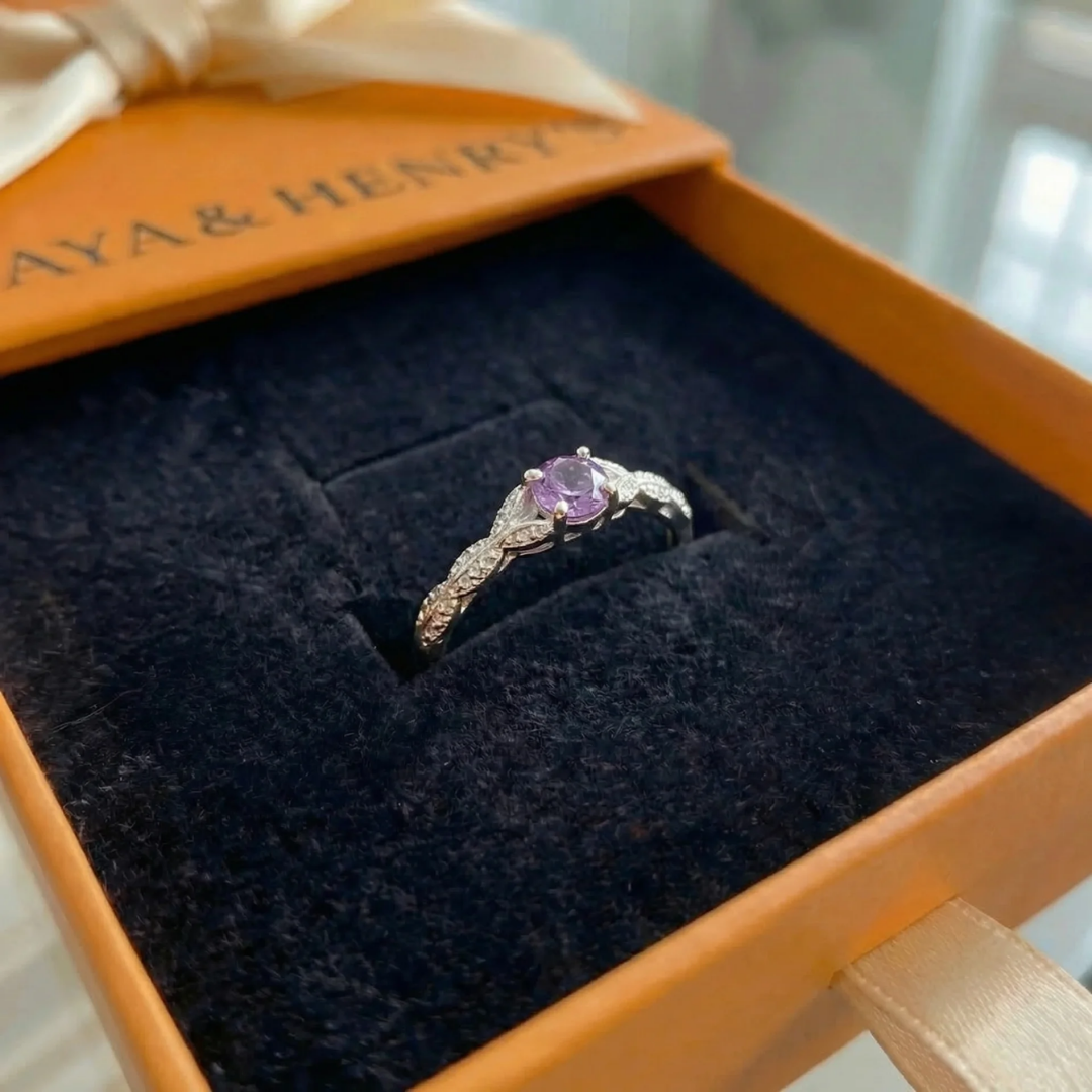 Amelys Fern Ring | White Gold