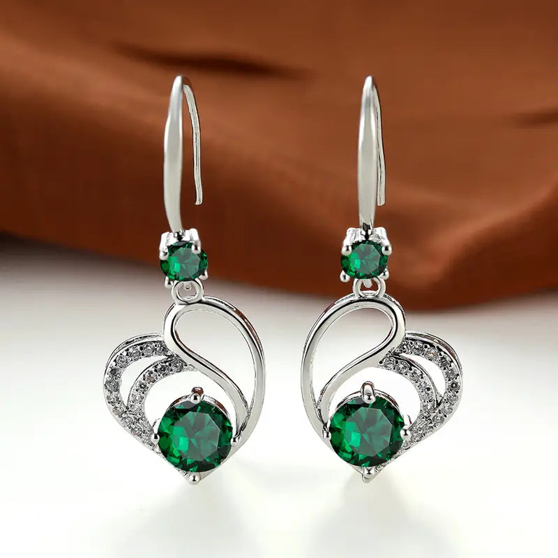 Seraphina Duval Earrings | White Gold