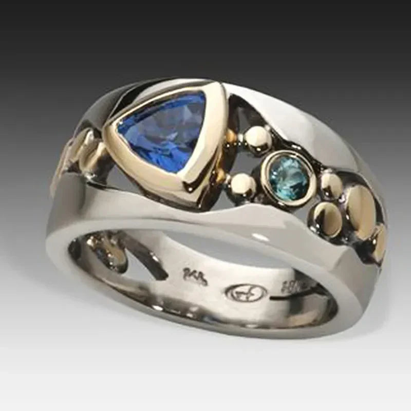 Antique Ice Gem Ring | White Gold